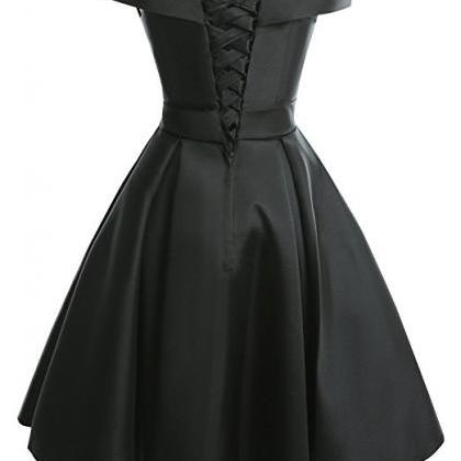 Homecoming Dresses With Sleeves,Stain Homecoming Dresses,Lace Up ...