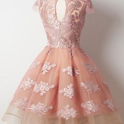 Lace Homecoming Dresses,short Homecoming Dress,..