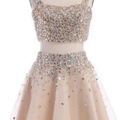 Strapless Homecoming Dress,crystal Beaded..