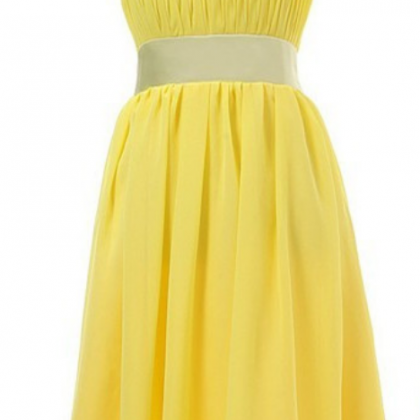 Yellow Bridesmaid Dress,yellow Prom Dress,sexy..