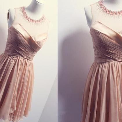 Blush Pink Homecoming Dress,homecoming..