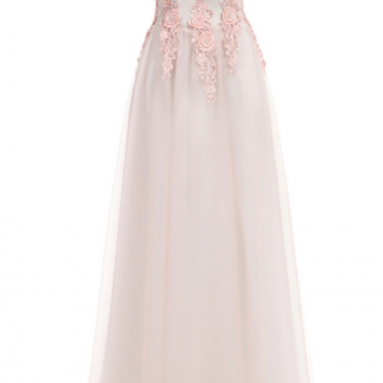 Long Prom Dresses, A-line Prom Dresses, Tulle..