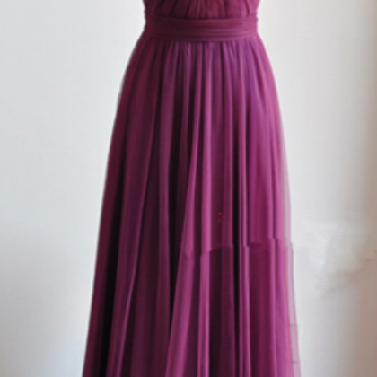 Elegant Purple Sweetheart Long Prom Dresses, Long..