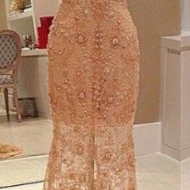 Champagne Prom Dresses,charming Evening..