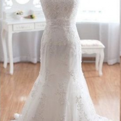 Newest Real Made Wedding Dresses,lace Wedding..