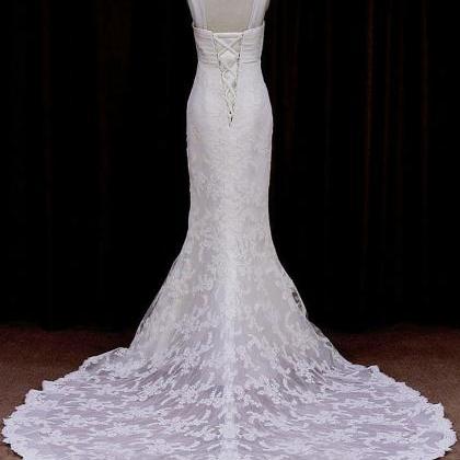Mermaid Wedding Dresses,ivory Sweetheart Wedding..
