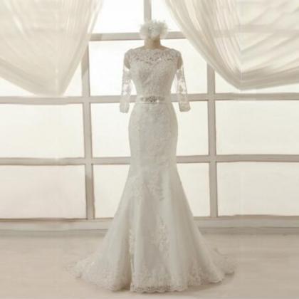Elegant Wedding Dresses Robe De Girls Fashion..