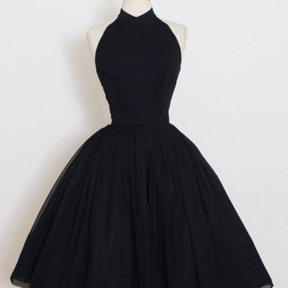 Black Homecoming Dress,chiffon Prom Dress, Evening..