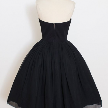 Black Homecoming Dress,chiffon Prom Dress, Evening..