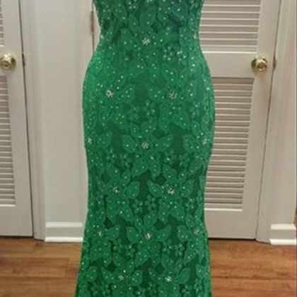 Lace Prom Dress,backless Prom Dress,beaded Prom..