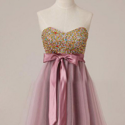 Sweetheart Homecoming Dresses,mini Short Prom..