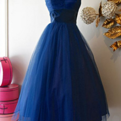 Homecoming Dresses,simple Royal Blue Handmade..