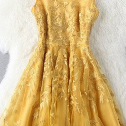 Tulle Homecoming Dresses Golden Homecoming Dresses..