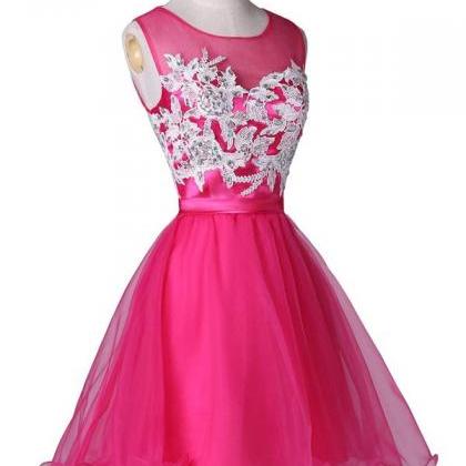 Organza Homecoming Dresses Pink Homecoming Dresses..