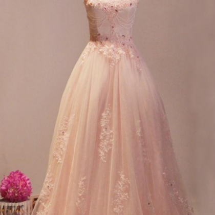 Blush Pink Prom Dresses,ball Gown Prom..