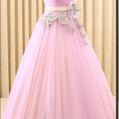 Sweet Girls Pink Wedding Dresses Cute Sleeveless..