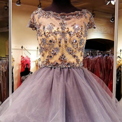 Same As The Picture Homecoming Dresses Sheer Back..