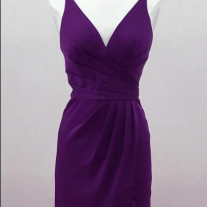 Purple Prom Dresses Short,short Homecoming..