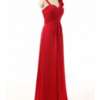 Prom Dress,prom Dresses ,red Prom Dress,v Neck..