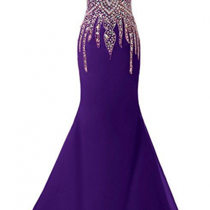 Grape Prom Dress,mermaid Prom Dress,prom Gown,prom..