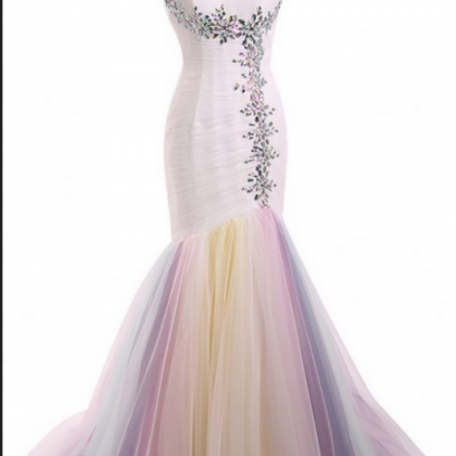 Luxry Mermaid Evening Dress. Vestido De Festa..