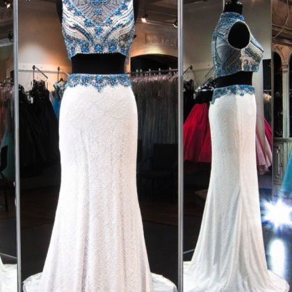 Prom Dresses ,prom Dresses,gorgeous Crystals Lace..