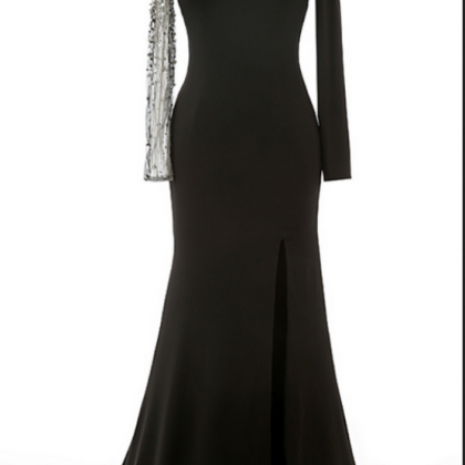 Black Mermaid Evening Dress Fashion Special..