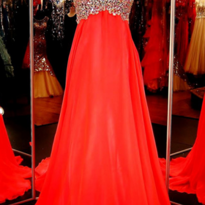 Red Prom Dress,formal Dress,prom Dress V Neck,..