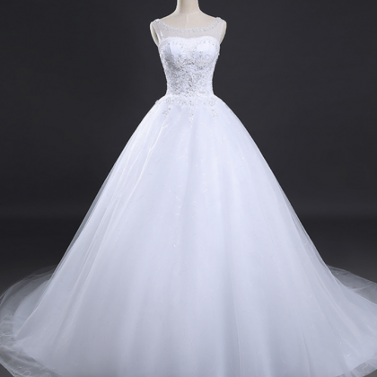 Long Wedding Dress, A-line Wedding Dress,..