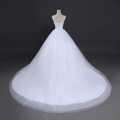 Long Wedding Dress, A-line Wedding Dress,..