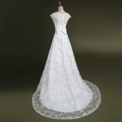  Gorgeous White Lace Wedding Dresse..