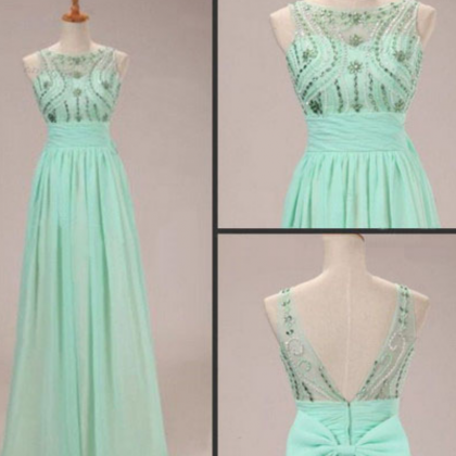 Mint Green Prom Dresses, Evening Dresses, Fashion..