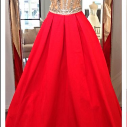 Real Imag Prom Dresses Bling Sparkle Luxury Sheer..