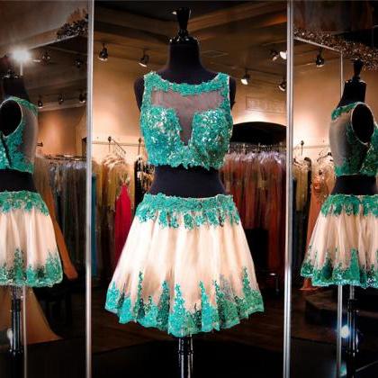 Homecoming Dress,junior Prom Dress, Green Prom..