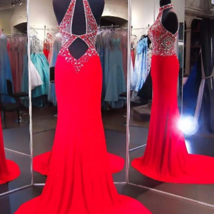 Red Prom Dresses ,prom Dress,mermaid Prom..