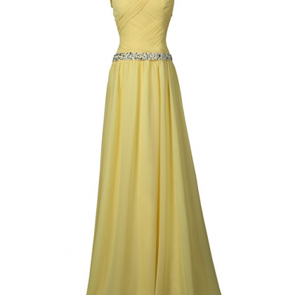 Prom Dresses,evening Dress,party Dresses,yellow..