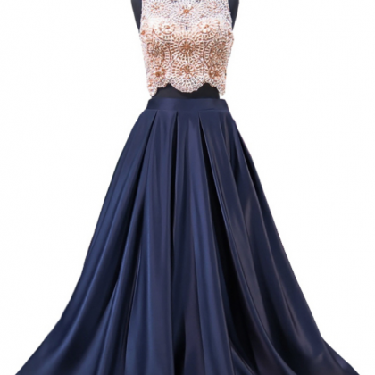 Long Prom Dresses, Two Pieces Prom Dresses,..
