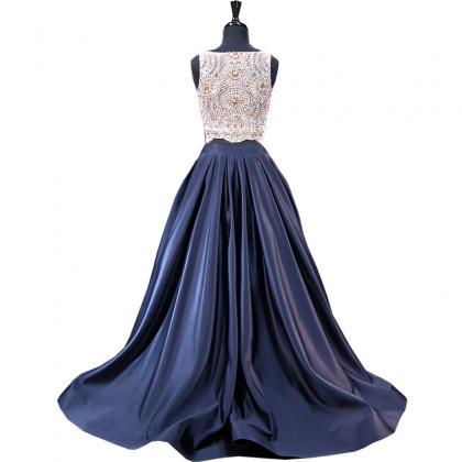 Long Prom Dresses, Two Pieces Prom Dresses,..