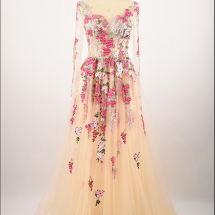 Prom Dresses ,long Sleeve Prom Dress,charming Prom..