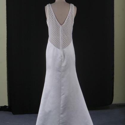 Longo Luxury Handwork Pearls Mermaid Prom Dress..