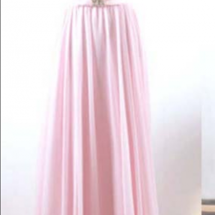 Pink Prom Dresses,strapless Prom Dress,beaded Prom..