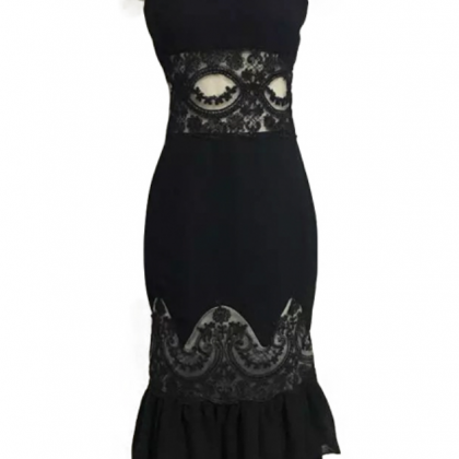 Customized Prom Dress,black Mermaid Prom..