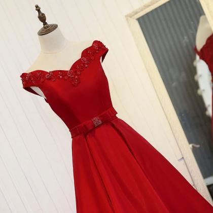 The Red Dress Party Dress Party Dress Is A Luxury..