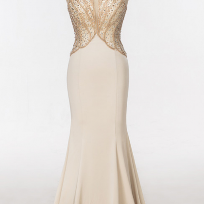A Crystal Festive Evening Gown For The Sexy..