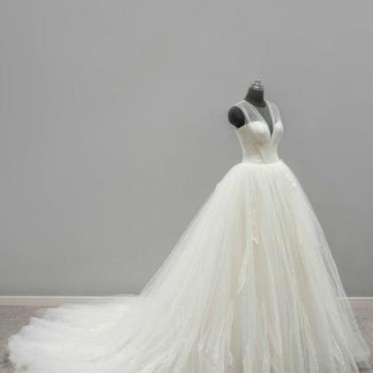 Ball Gown Wedding Dress,puffy Wedding Dresses..