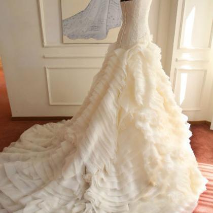 Elegant Ball Gown Puffy Wedding Dress,sweetheart..
