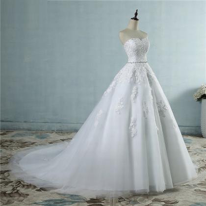 Charming Strapless Sweetheart Ball Gown Fashion..