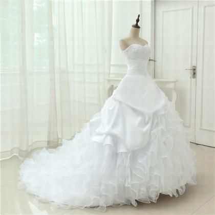 Charming Ball Gown Strapless Sweetheart Lace..