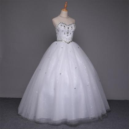 High Quality Luxury Crystal Wedding Dress Wedding..