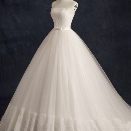 High Quality Charming Lace Wedding Dress Bride..